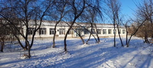 Вид школы со двора